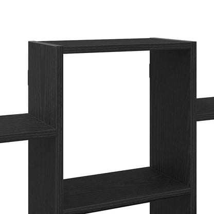 Prateleira de parede 159x18x66 cm deriv. madeira carvalho preto