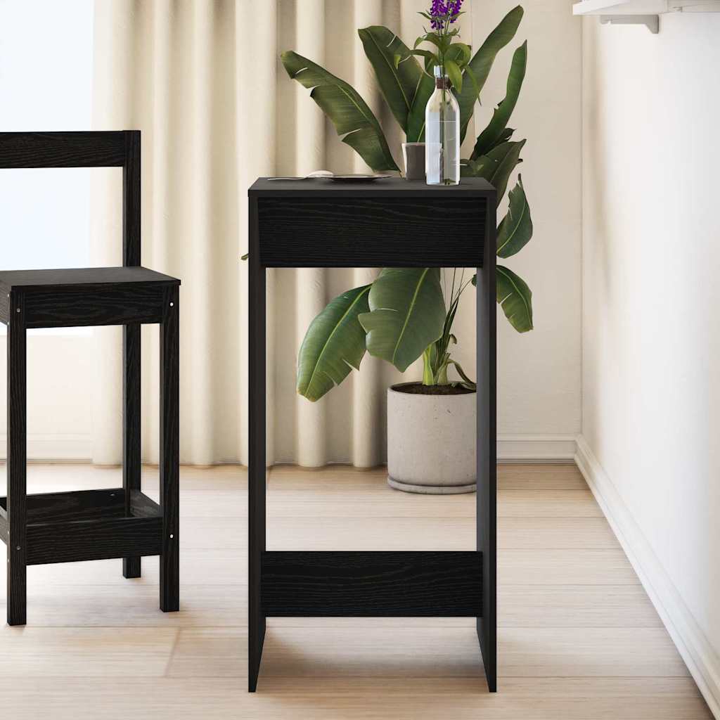 Mesa de bar Carvalho Preto 51 x 50 x 103,5 cm
