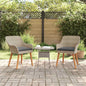 Cadeira de Jardim 2 pcs Cinzento-claro 55 x 62,5 x 82cm vime PE