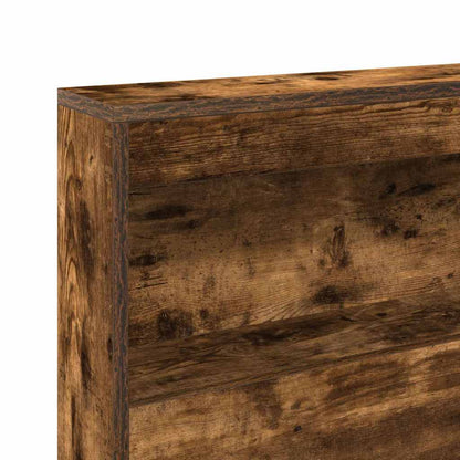 Cabeceira de armazenamento Carvalho Defumado 200 cm