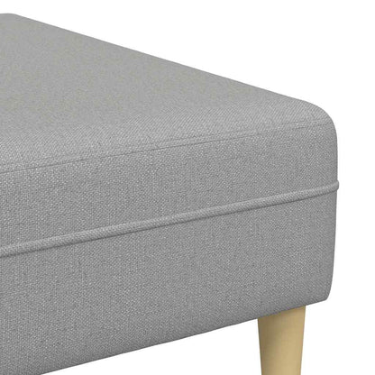 Conjunto de Sofás Cinza Nuvem tecido