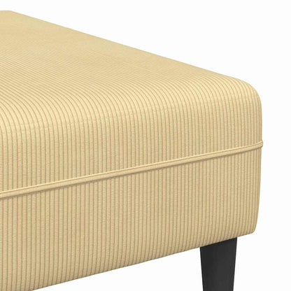 Sofá de Tecido com almofada Cinza Verde Tecido de veludo côtelé