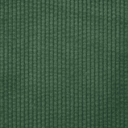 Sofá Verde Escuro 250 x 188 x 76 cm Tecido de Veludo Cotele