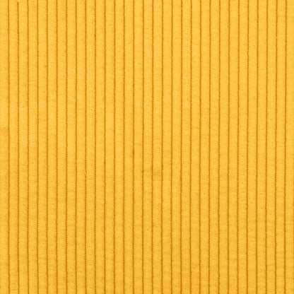 Sofá Amarelo Claro 250 x 188 x 76 cm Tecido de Veludo Cotele