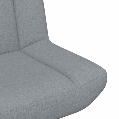 Cadeira giratória Cinzento-claro 63 x 75 x 76 cm tecido