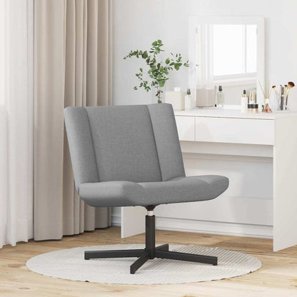 Cadeira giratória Cinzento-claro 63 x 75 x 76 cm tecido