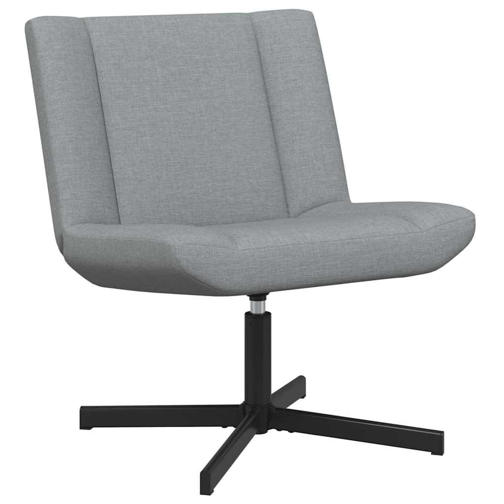 Cadeira giratória Cinzento-claro 63 x 75 x 76 cm tecido