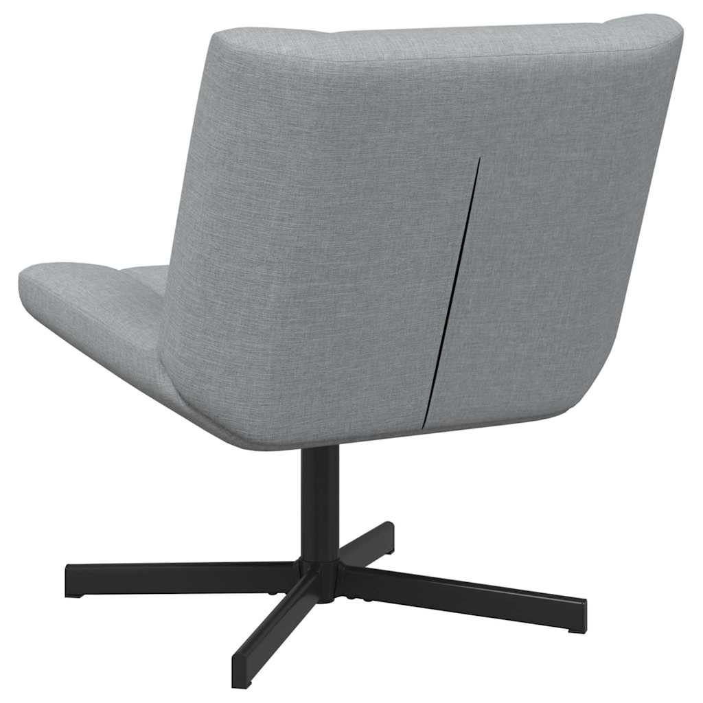 Cadeira giratória Cinzento-claro 63 x 75 x 76 cm tecido