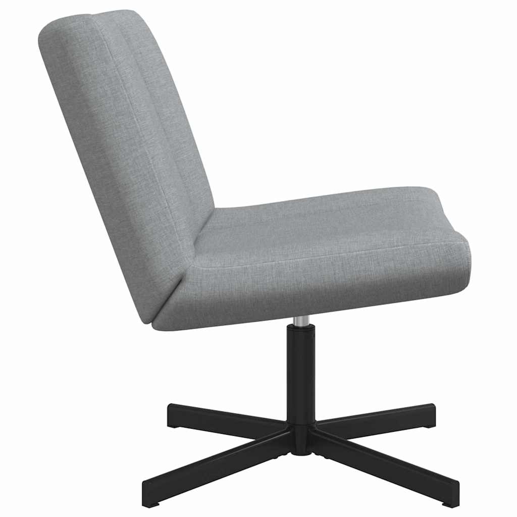 Cadeira giratória Cinzento-claro 63 x 75 x 76 cm tecido