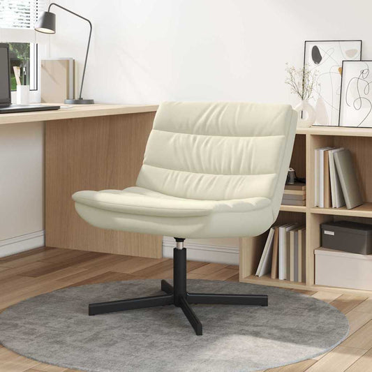 Cadeira giratória Creme 63 x 75 x 76 cm PU