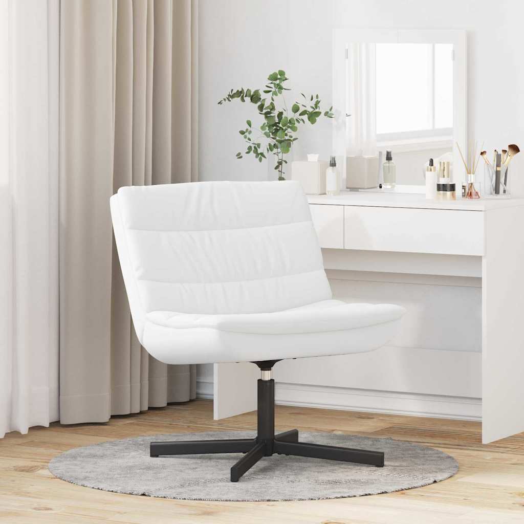 Cadeira giratória Branco 63 x 75 x 76 cm PU