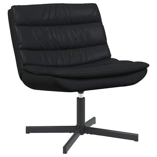 Cadeira giratória Preto 63 x 75 x 76 cm PU Brilhante
