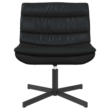 Cadeira giratória Preto 63 x 75 x 76 cm PU Brilhante