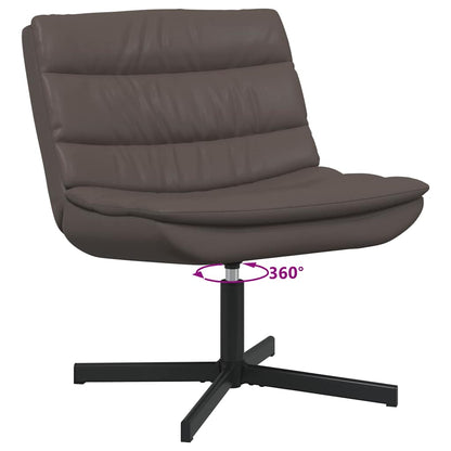 Cadeira giratória Castanho 63 x 75 x 76 cm PU Brilhante