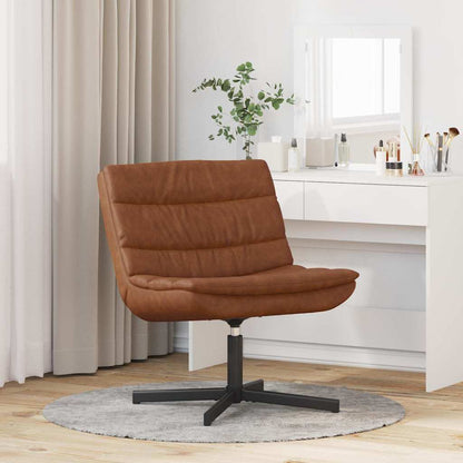 Cadeira giratória Castanho 63 x 75 x 76 cm PU Antigo