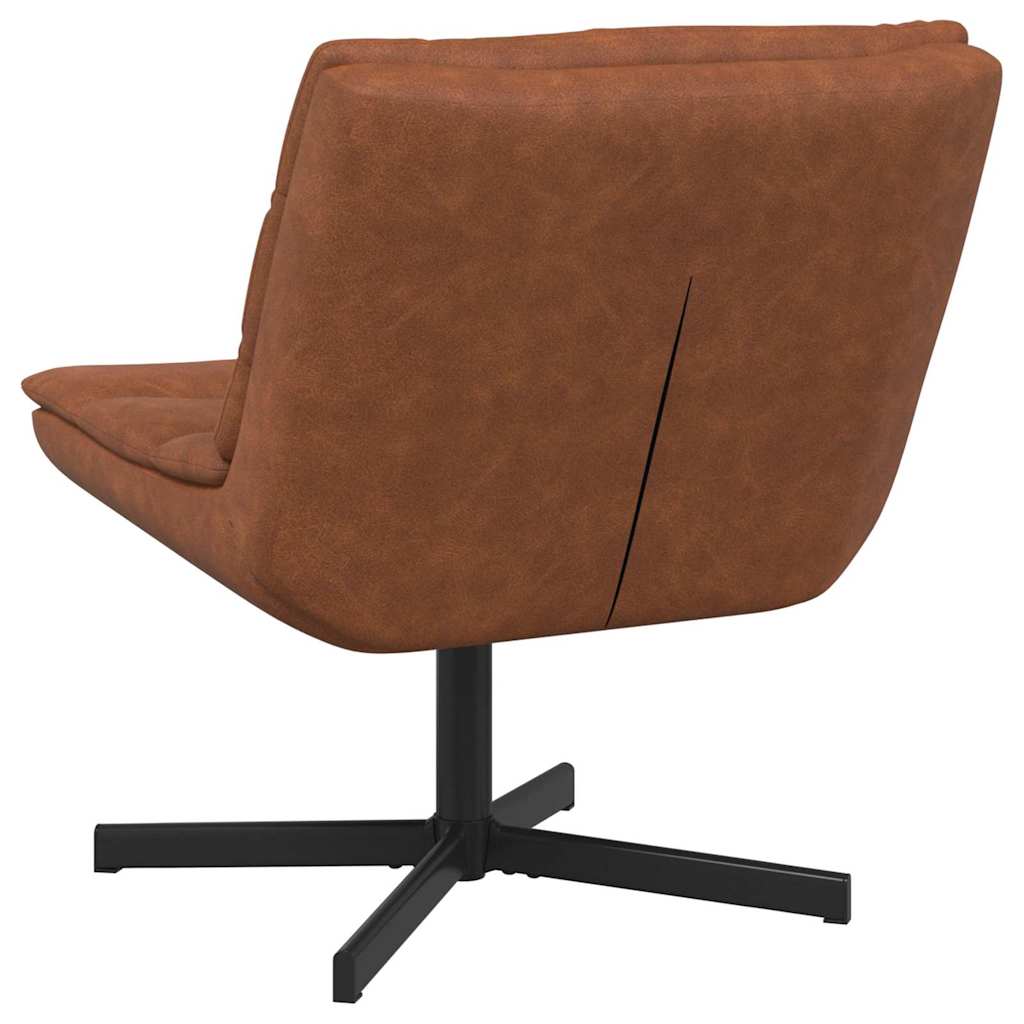 Cadeira giratória Castanho 63 x 75 x 76 cm PU Antigo