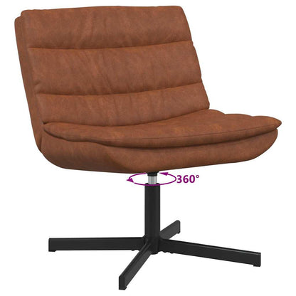 Cadeira giratória Castanho 63 x 75 x 76 cm PU Antigo