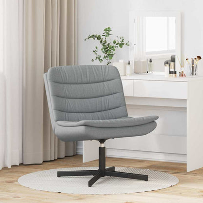 Cadeira giratória Cinzento-claro 63 x 75 x 76 cm tecido
