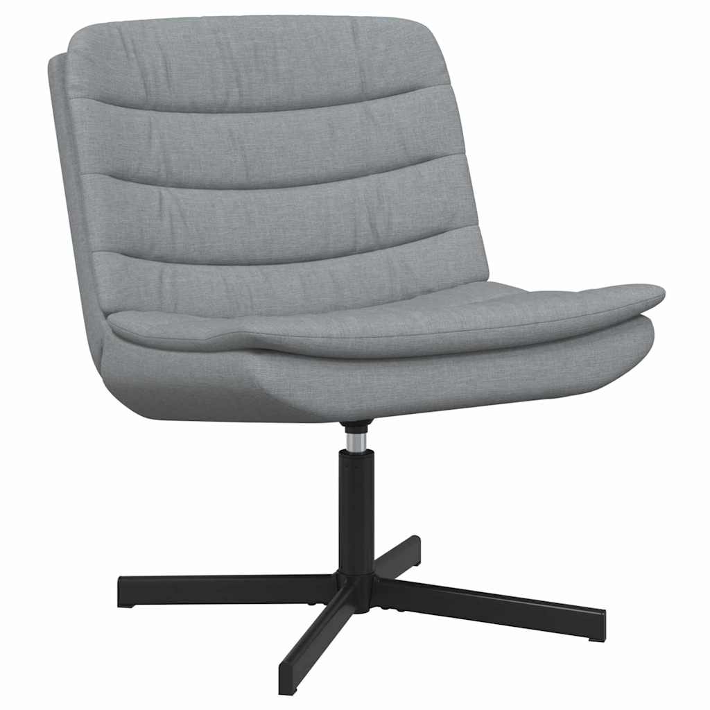 Cadeira giratória Cinzento-claro 63 x 75 x 76 cm tecido
