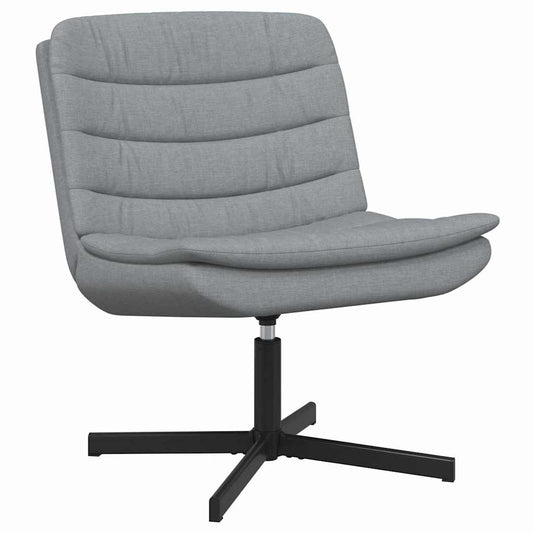 Cadeira giratória Cinzento-claro 63 x 75 x 76 cm tecido