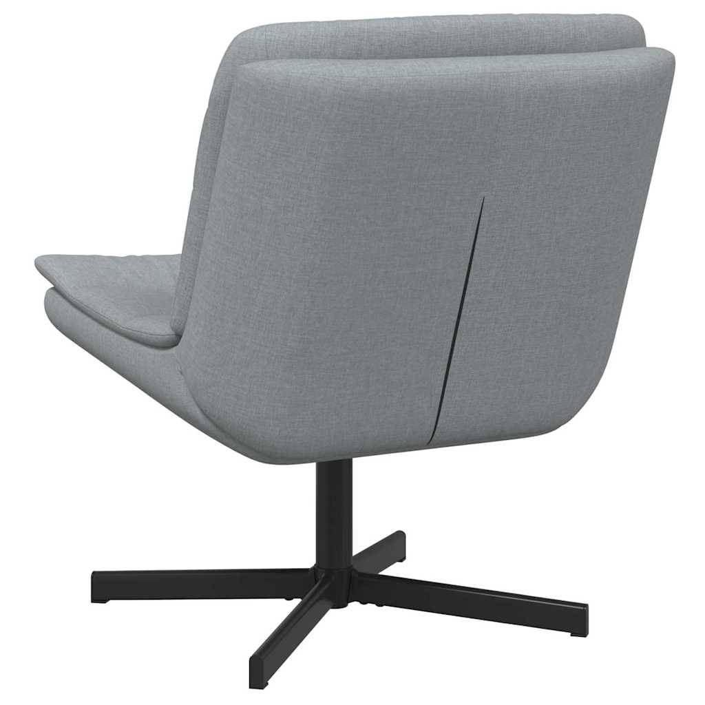 Cadeira giratória Cinzento-claro 63 x 75 x 76 cm tecido