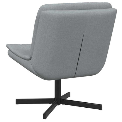 Cadeira giratória Cinzento-claro 63 x 75 x 76 cm tecido