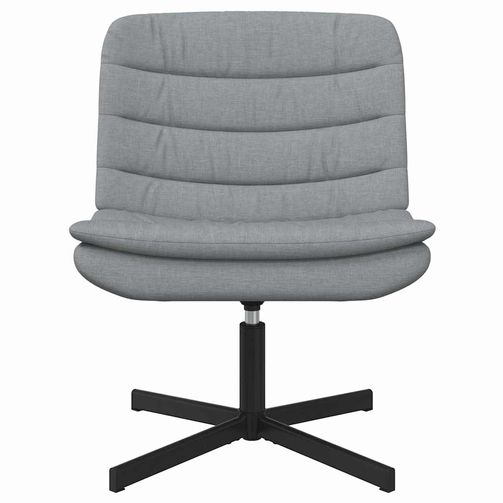 Cadeira giratória Cinzento-claro 63 x 75 x 76 cm tecido