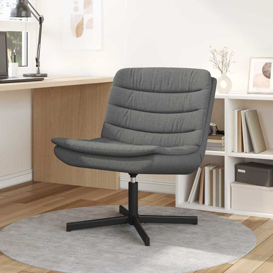 Cadeira giratória Cinza Escuro 63 x 75 x 76 cm tecido