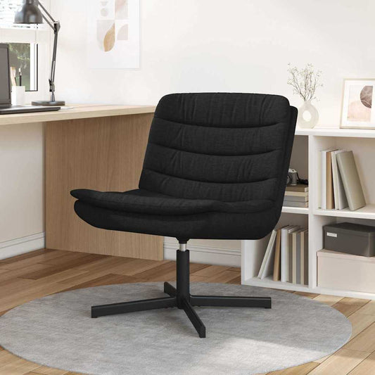 Cadeira giratória Preto 63 x 75 x 76 cm tecido