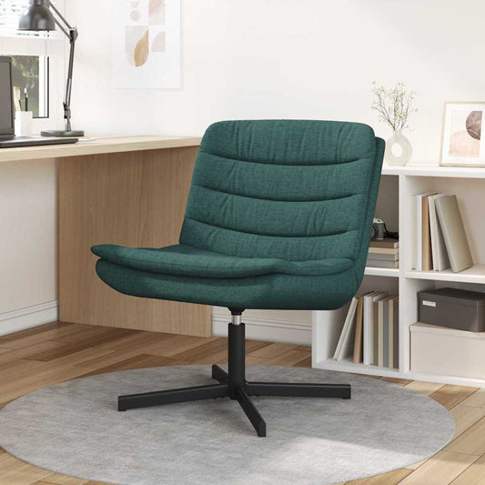 Cadeira giratória Verde Escuro 63 x 75 x 76 cm tecido