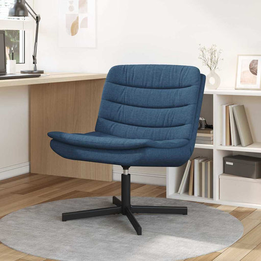 Cadeira giratória Azul 63 x 75 x 76 cm tecido