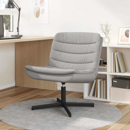 Cadeira giratória Cinza Nuvem 63 x 75 x 76 cm tecido