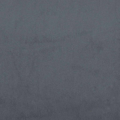 Cadeira Relaxante Giratória Cinza Escuro 63 x 75 x 76 cm Veludo