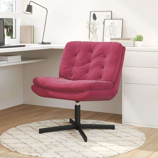 Cadeira Relaxante Giratória Vinho Vermelho 63 x 75 x 76 cm