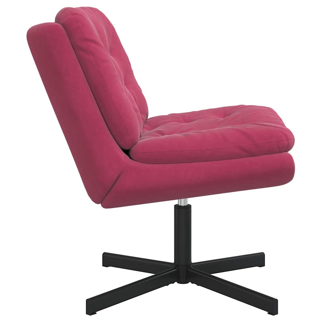 Cadeira Relaxante Giratória Vinho Vermelho 63 x 75 x 76 cm