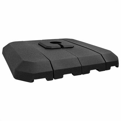 Base para guarda-sol de braço articulado Preto 98 x 98 x 98 cm