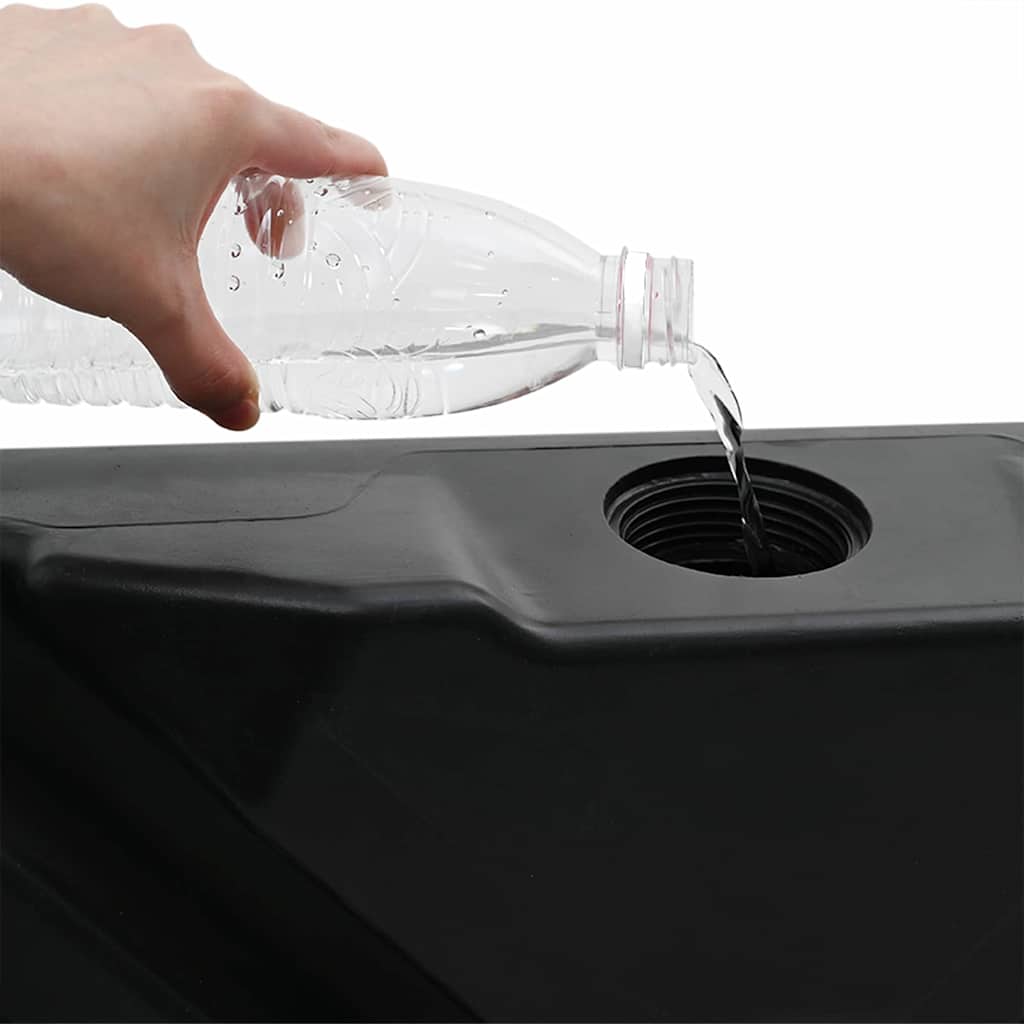 Base para guarda-sol de braço articulado Preto 98 x 98 x 98 cm