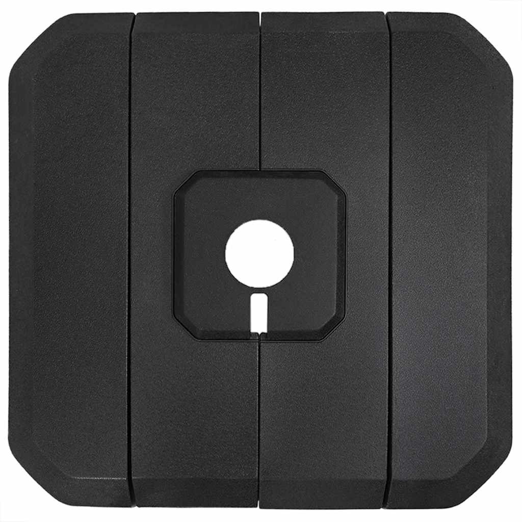 Base para guarda-sol de braço articulado Preto 98 x 98 x 98 cm