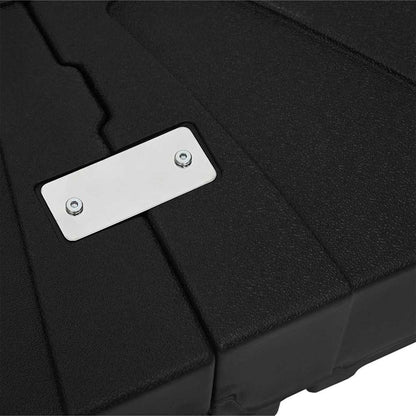 Base para guarda-sol de braço articulado Preto 86 x 86 x 19 cm