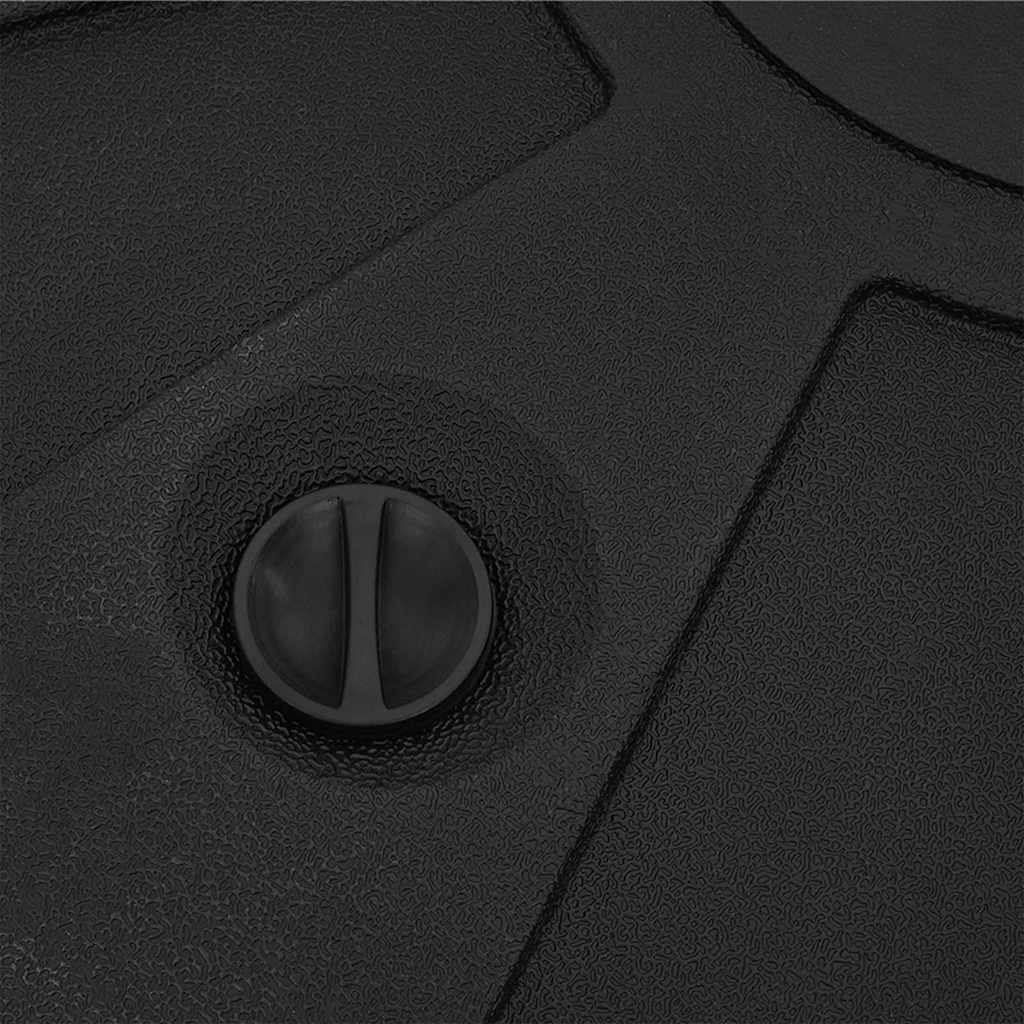 Base para guarda-sol de braço articulado Preto 86 x 86 x 19 cm