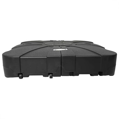 Base para guarda-sol de braço articulado Preto 86 x 86 x 19 cm