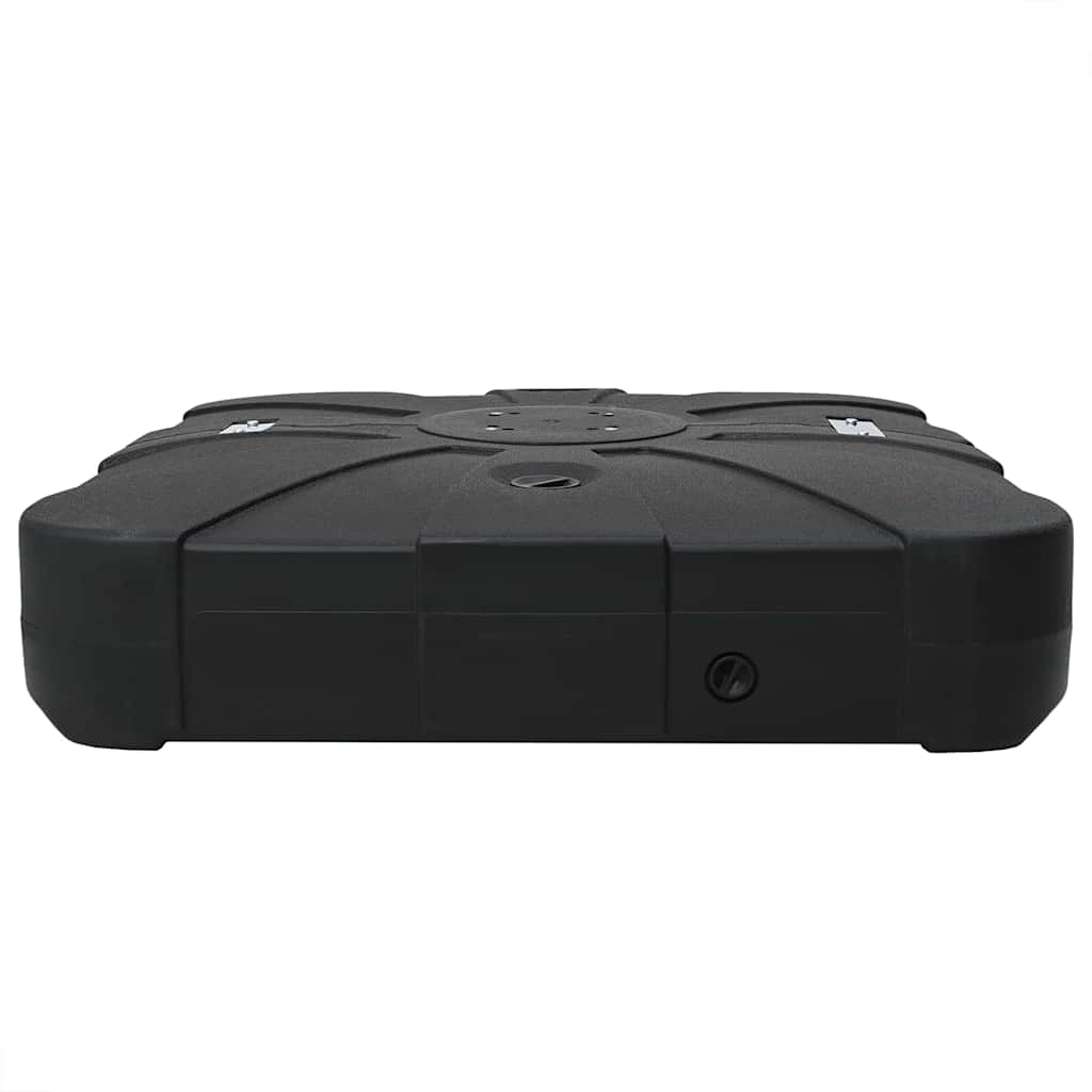 Base para guarda-sol de braço articulado Preto 86 x 86 x 19 cm