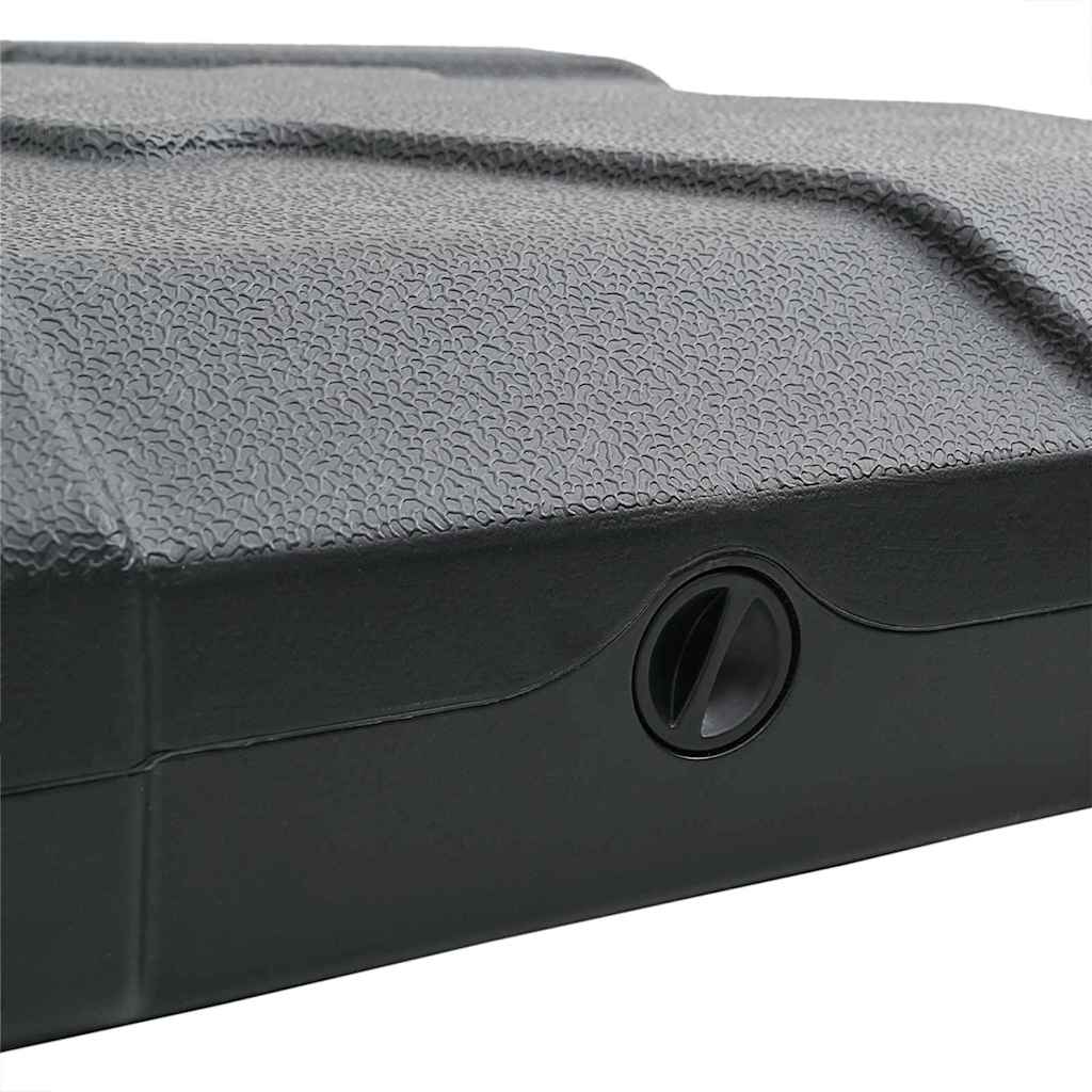 Base para guarda-sol de braço articulado Preto