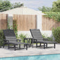 Móveis de Lounge para Jardim 2-pessoa 2 pcs Cinzento-claro