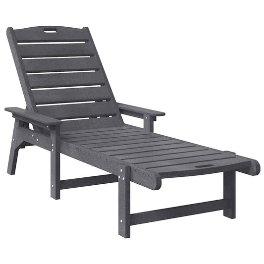 Móveis de Lounge para Jardim 2-pessoa 2 pcs Cinzento-claro