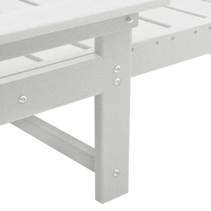Móveis de Lounge para Jardim 3 pcs Branco 38 x 38 x 46cm