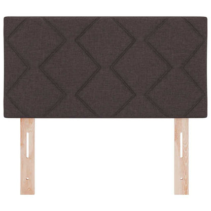 Cabeceira com cabeceira Marrom Escuro 80 cm Couro Sintético