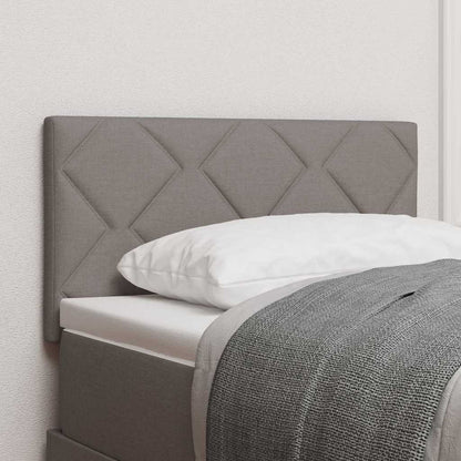 Cabeceira Cinzento-acastanhado 80 cm Couro Sintético