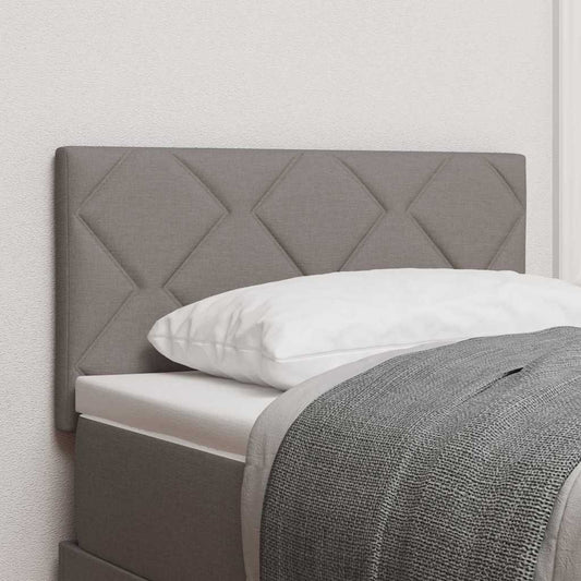 Cabeceira Cinzento-acastanhado 80 cm Couro Sintético