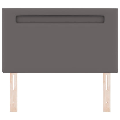 Cabeceira LED Cinzeto 90 cm Couro Sintético